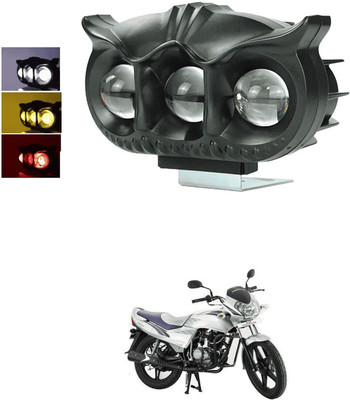 LOVMOTO Universal 30w Led Owl Fog Light Yellow/White nd Red Devil Eye with Flashing s139 Fog Lamp Car, Motorbike LED (12 V, 30 W)(Universal For Bike, Pack of 1)