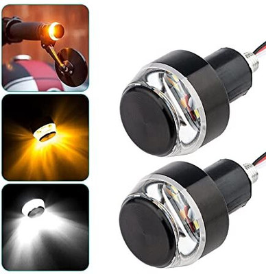 PECULIAR ZONE QZHANDLEYELLOW5351 Brake Light Motorbike LED (12 V, 12 W)(Universal For Bike, Universal For Car, Pack of 2)
