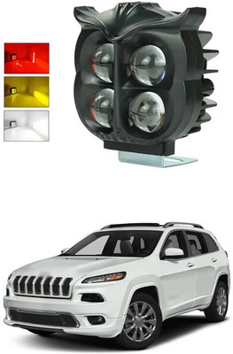 LOVMOTO Universal 4 LED Owl shape Spotlights Fog Lights Hi/Low,Red Angle & Flashing s12 Fog Lamp Car, Motorbike LED for Honda (12 V, 30 W)(City, Pack of 1)