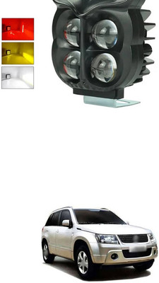 LOVMOTO Universal 4 LED Owl shape Spotlights Fog Lights Hi/Low,Red Angle & Flashing s236 Interior Light Car, Motorbike LED for Maruti Suzuki (12 V, 30 W)(Grand Vitara, Pack of 1)