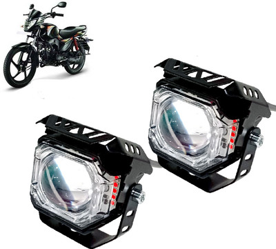 AUTO PEARL White/Yellow & Multi Flicker Red/Blue High Beam Led K035 Fog Lamp Motorbike LED for Mahindra (12 V, 30 W)(Pantero, Pack of 2)