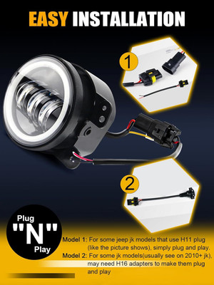 GONAMA LED Fog Lamp Unit for Maruti Suzuki Alto K10