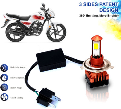 AUTO PEARL High Brightness CYT Headlight Bulb H4 White LED with Cooling Fan for Dream Neo Fog Lamp Motorbike LED for Honda (12 V, 40 W)(Dream Neo, Pack of 1)