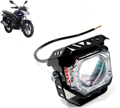 AUTO PEARL White/Yellow High Beam & Multi Flicker Red/Blue Led for Discover 150 s Fog Lamp Motorbike LED for Bajaj (12 V, 30 W)(Discover 150 S)