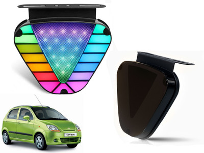 AUTO PEARL 1PC Color Triangle Brake Light, Anti-Rear-End Collision Strobe Tail Light A341 Tail Light Car LED for Chevrolet (12 V, 25 W)(Spark, Pack of 1)