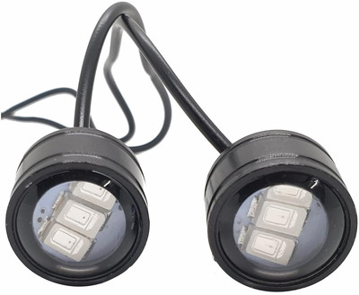 CROXIV Motorcycle Strobe Flasher Dual Blinking Led light 203 Indicator Light Motorbike LED (12 V, 10 W)(Universal For Bike, Pack of 2)
