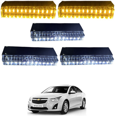 ABJD Waterproof 5Pcs UFO Car Roof Marker Light (No Drilling/Easy Install)-073 Fog Lamp Car, Truck, Van LED for Chevrolet (12 V, 55 W)(Cruze, Pack of 5)