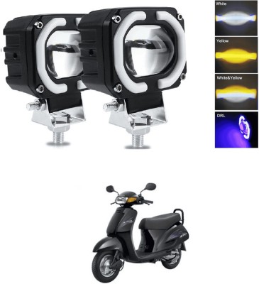 LOVMOTO Bike Led Light High Power Motorcycle Fog Lamps Mini Driving Lights 3198 Fog Lamp Car, Motorbike LED for Honda (12 V, 40 W)(Activa i, Pack of 2)