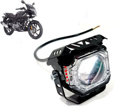 AUTO PEARL White/Yellow High Beam & Multi Flicker Red/Blue Led A048 Fog Lamp Motorbike LED for Bajaj (12 V, 30 W)(Pulsar 180)