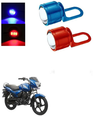 SRPHERE STROBE-LED-RED-BLUE FOR _TVS Star City Plus Tail Light Motorbike LED for TVS (12 V, 50 W)(Star City Plus, Pack of 2)