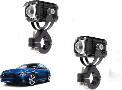 AUTO PEARL Mini LED White/Yellow/Red with Flashing Led for 6 Series Fog Lamp Car LED for BMW (12 V, 15 W)(6 Series, Pack of 2)