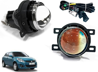 AUTO PEARL Fog light 3 inch Quartz H11 Halogen Bulb Projector DRL Fog light with wiring A12 Fog Lamp Car Halogen for Maruti Suzuki (12 V, 55 W)(Swift Dzire, Pack of 2)