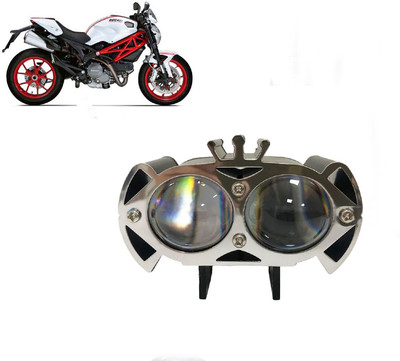 AUTO PEARL 2-Lens Dual Color Crown DevilEye Emitting Diode Led for Monster 796 S2 R Fog Lamp Motorbike LED for Ducati (12 V, 12 W)(Monster 796 S2R)