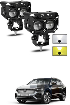 PRTEK LED BAR Work Light Spot Fog Lamp Yellow White 251 Fog Lamp Car LED for Volkswagen (12 V, 60 W)(Universal For Car, Pack of 2)