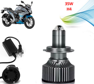 AUTO PEARL Ultra Bright H4 Headlights 35W Led Bulbs with Hi/Low Beam for Motorcycle E81 Headlight Motorbike LED for Yamaha (12 V, 35 W)(Fazer 25, Pack of 1)