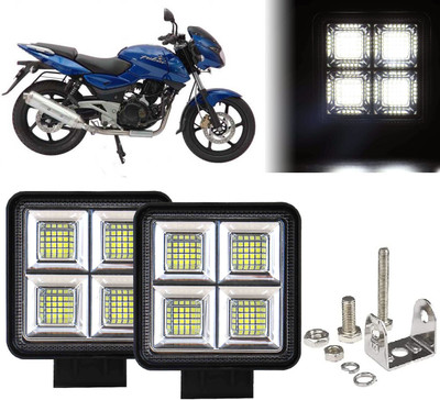 AUTO PEARL 64 LED 192W Fog Light Super Bright With Mounting Brackets for Pulsar 220 DTS-i Fog Lamp Motorbike LED for Bajaj (12 V, 192 W)(Pulsar 220 DTS-i, Pack of 2)