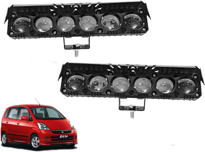 AUTO PEARL 6Projector lens LED Dual Color White and Yellow High Beam Foglight G438 Fog Lamp Car LED for Maruti Suzuki (12 V, 35 W)(Zen Estilo, Pack of 2)