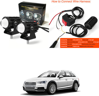 PRTEK LED Fog Light 2PCS_R33 Fog Lamp Car, Motorbike LED (8 V, 10 W)(A4, Pack of 2)