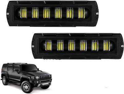 AUTO PEARL 6 Inch Auxiliary 6Led Light Bar 6D Light Led, Work Spot Light for Car A169 Fog Lamp Car LED (12 V, 30 W)(Hummer H3, Pack of 2)