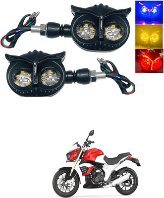 LOVMOTO Front, Rear LED Indicator Light for TVS Max 4R(Multicolor)