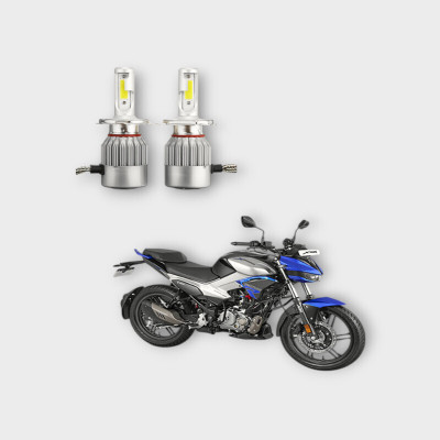 AUTODAZZ N-L-CR020335 Headlight Motorbike LED (12 V, 55 W)(All Royal Enfield Models, Universal For Bike)