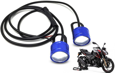 Generox Blue Brake Light For Apache RTR 200 Headlight Motorbike LED for TVS (12 V, 10 W)(Apache RTR 200, Pack of 2)