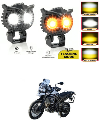GONAMA Front, Rear LED Indicator Light for Honda CB Shine(White, Yellow)