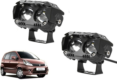 AUTO PEARL 2-Projector lens LED Dual Color White and Yellow N040 Fog Lamp Car LED for Maruti Suzuki (12 V, 15 W)(Zen Estilo, Pack of 2)