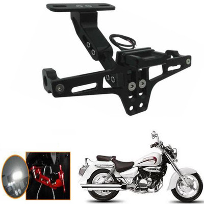 REPLEY no.plate-bracket-black-led-017 License Plate Light Motorbike LED for Hyosung (12 V, 35 W)(Aquila 250, Pack of 1)