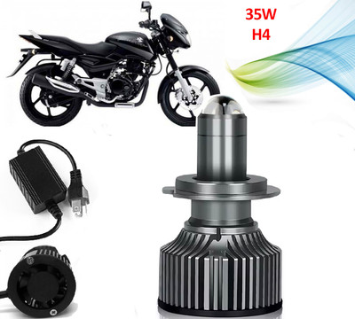AUTO PEARL Ultra Bright H4 Headlights 35W Led Bulbs with Hi/Low Beam for Motorcycle A55 Headlight Motorbike LED for Bajaj (12 V, 35 W)(Pulsar 180 DTS-i, Pack of 1)