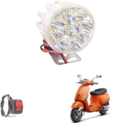 REPLEY 9Ledsmall-single-Round-1Btn-208 Headlight Motorbike LED for Piaggio (9 V, 9 W)(Vespa SXL 125)