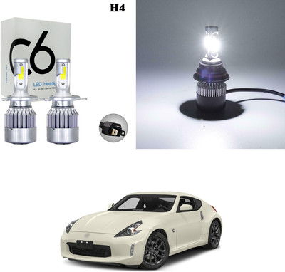 PRTEK H4 C6 36W 3800LM LED Headlight Kit 6000K _R179 Headlight Car, Motorbike LED for Nissan (12 V, 36 W)(370z, Pack of 2)