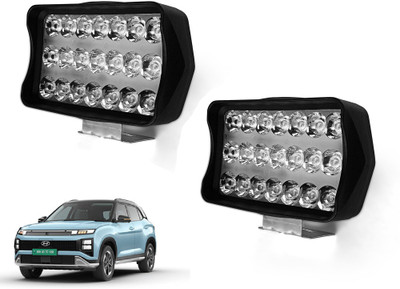 AUTO PEARL 3 Modes White / Yellow / Yellow-White |High Brightness Driving Lamp for Car 105 Fog Lamp Car LED for Hyundai (12 V, 24 W)(Creta, Pack of 2)