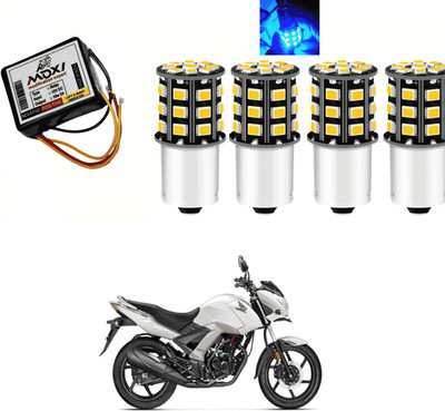 PRTEK Hazard Flasher/Blinker with 360° LED bulb for Indicator Light Motorbike Z122 Headlight Motorbike LED for Honda (12 V, 12 W)(CB Twister, Pack of 5)