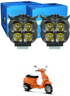 GONAMA Universal for car and bike LED 40w Owl Fog Light Yellow/White and Red Eye SG73 Car Fancy Lights(Multicolor)