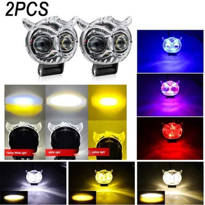 GONAMA Front, Rear LED Indicator Light for Piaggio Universal For Bike(White, Yellow)