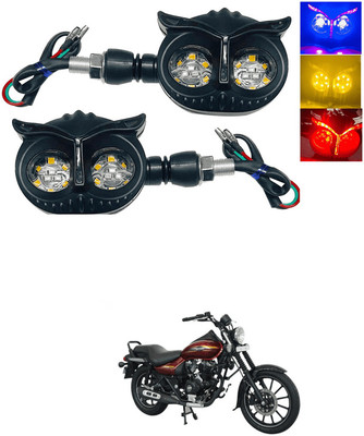 LOVMOTO Front, Rear LED Indicator Light for Bajaj Avenger 220 DTS-i(Multicolor)