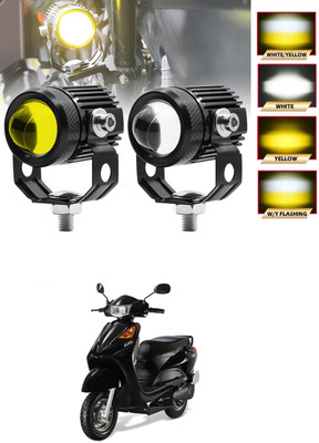 GONAMA Front, Rear LED Indicator Light for Piaggio Vespa LX(White, Yellow)