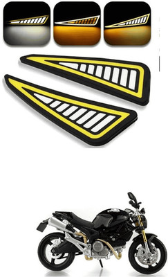 LOVMOTO Front, Rear LED Indicator Light for TVS Max 4R(Multicolor)