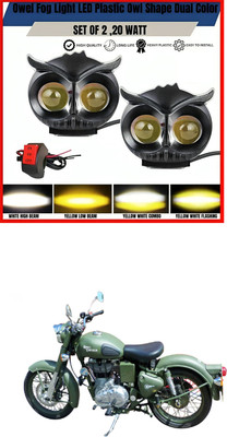 GONAMA Front, Rear LED Indicator Light for TVS Phoenix 125(White, Yellow)
