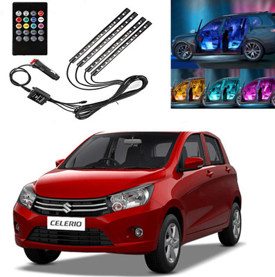 Autoinnovation Atmosphere LED Interior Light Under Dashboard with Remote Universal for Car_460 Interior Light Car, Van LED for Maruti Suzuki (12 V, 15 W)(Celerio)