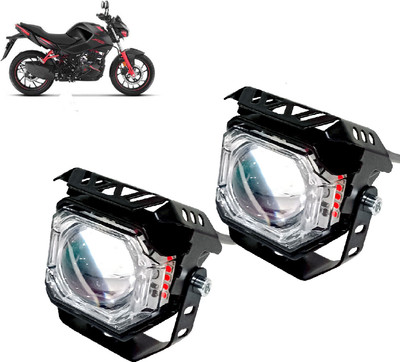 AUTO PEARL White/Yellow & Multi Flicker Red/Blue High Beam Led for Xtreme 160 R Fog Lamp Motorbike LED for Hero (12 V, 30 W)(Xtreme, Pack of 2)