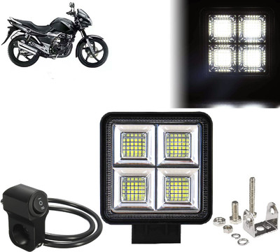 AUTO PEARL 64 LED-192W Motorcycle Led Fog Light Super Bright with one Black Switch E3 Fog Lamp Motorbike LED for Suzuki (12 V, 192 W)(GS, Pack of 1)