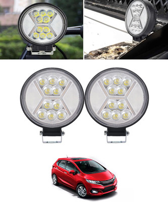 MSNP Universal White/yellow 10LED 12V Fancy Mini X Mercury Light For Car-159 Fog Lamp Car LED for Honda (12 V, 55 W)(Jazz, Pack of 1)