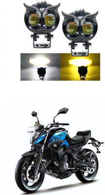 Dvis Owl Led Shape Metal Slim Body Fog Light D-1100 Fog Lamp Motorbike LED (12 V, 40 W)(Universal For Bike, Pack of 1)