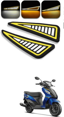 LOVMOTO Front, Rear LED Indicator Light for Suzuki Lets(Multicolor)