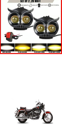 GONAMA Front, Rear LED Indicator Light for TVS Universal For Bike(White, Yellow)