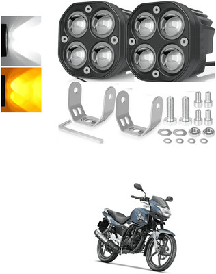 LOVMOTO Front, Rear LED Indicator Light for Suzuki GS 150R(White, Amber)