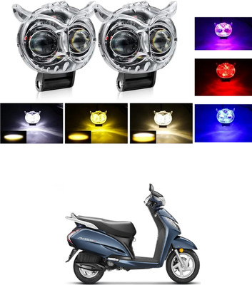 GONAMA Front, Rear LED Indicator Light for TVS Max 4R(White, Yellow)