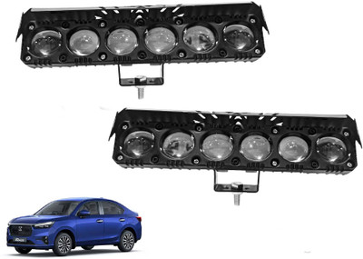 AUTO PEARL 6Projector lens LED Dual Color White and Yellow High Beam Foglight G042 Fog Lamp Car LED for Honda (12 V, 35 W)(Amaze, Pack of 2)